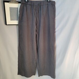 Muji Gray Wide Leg Pants